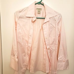 B2G1FREE Pink banana republic button down shirt
